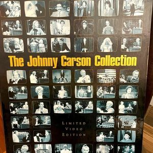 JOHNNY CARSON FANS!!! VCR set of 5  . 2 are unopened. Autographed caricature